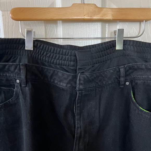 ADIDAS ORIGINALS X KSENIASCHNAIDER BOXER SHORT JEANS - Picture 5 of 6